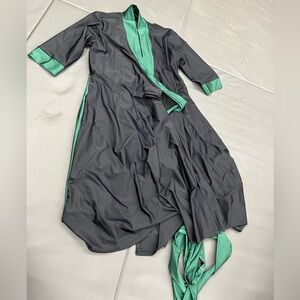Elhoffer Design Slytherin Wrap Dress